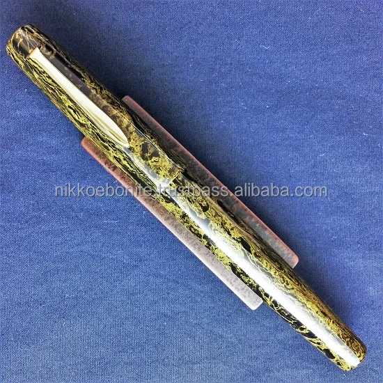 Japanese High quality fountain pen named NATSUME in our original yellow color made of high quality ebonite