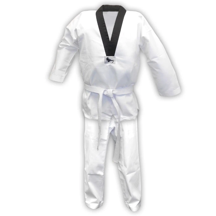 Korea Taekwondo MTX S2 Униформа черный BK V-образным вырезом Dobok белая униформа Tae Kwon Do MMA боевые искусства карате WT логотип ITF Gi