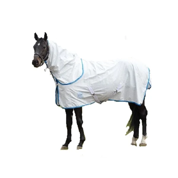 
Grey/White Waterproof Combo Mesh Fly rug 