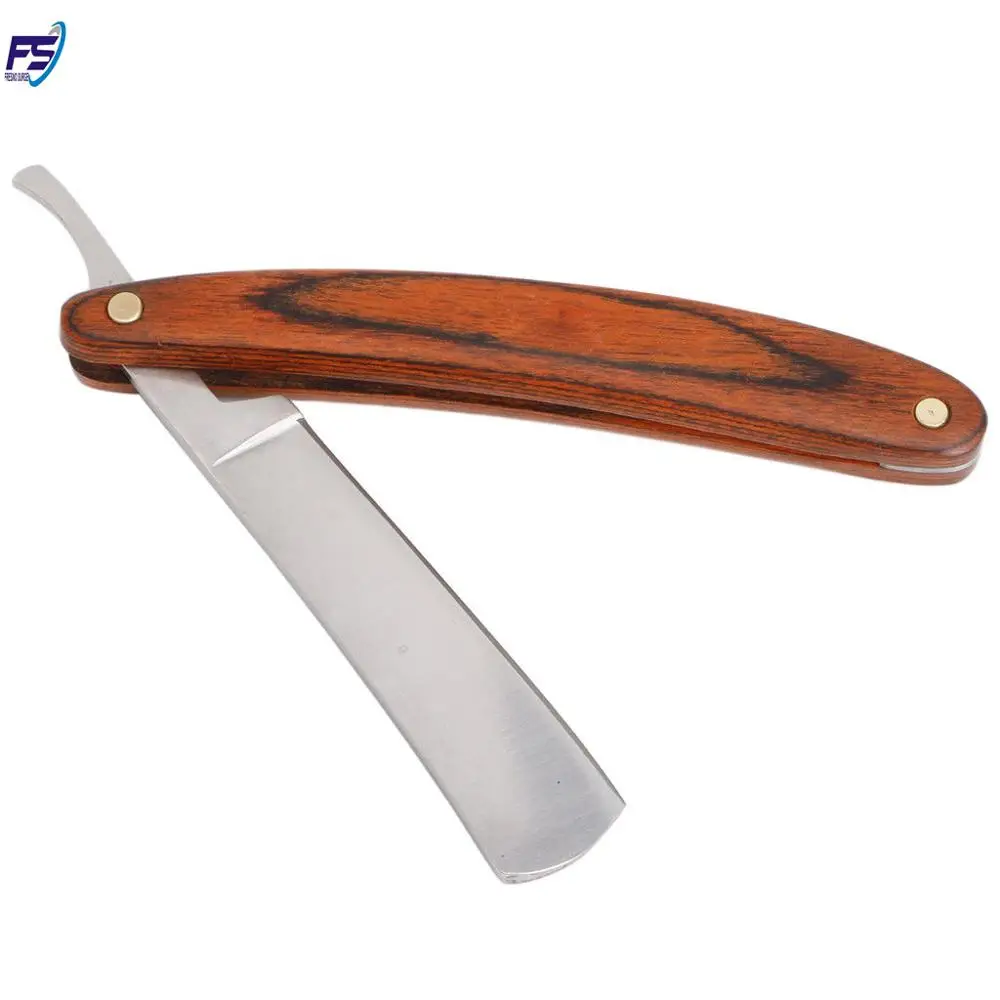 shaving razor Straight Stainless Steel Barber hair remover Razor Salon quality straight razor for barbers Feature Single Blade