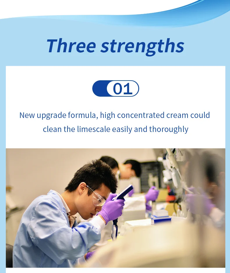 
800g Bathroom Glass Cleaner Lemon Fragrance limescale remover for glass tiles sink bathtub hotel household hospital use 