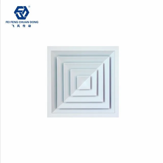 
 Вентиляционные алюминиевые квадратные жалюзи вентиляционного отверстия для потолка  