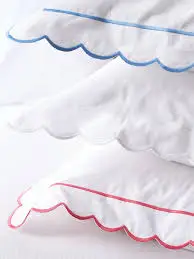 Scallop Embroidery Border Bed Sheet