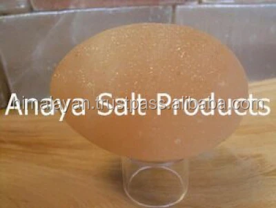 Himalayan Round Pink Crystal Rock Salt Bath Soap / Salt Massager