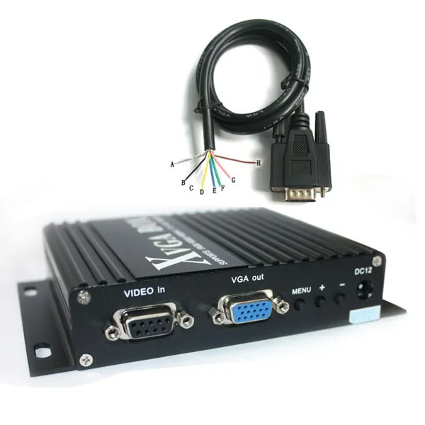 GBS 8219 XVGA Box CGA EGA RGB RGBS RGBHV to VGA Monitor Video Converter
