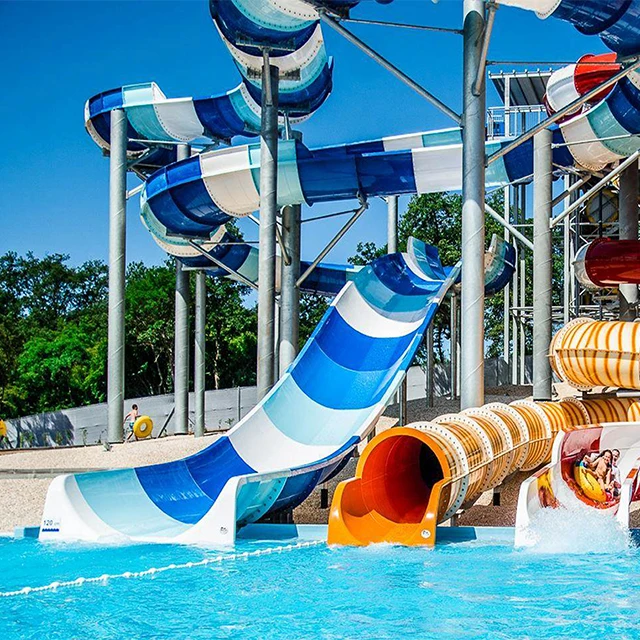 
Семейная водная горка для рафтинга 