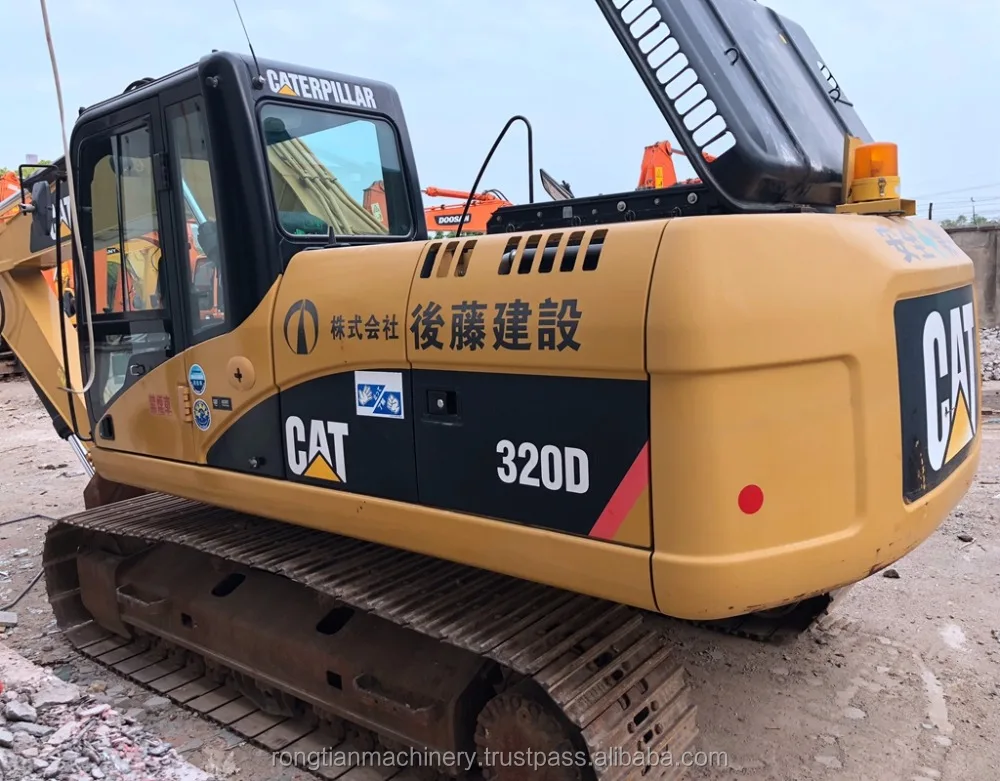 
Durable Secondhand Machine original Cat 320D Excavator from Japan in yard for sale 