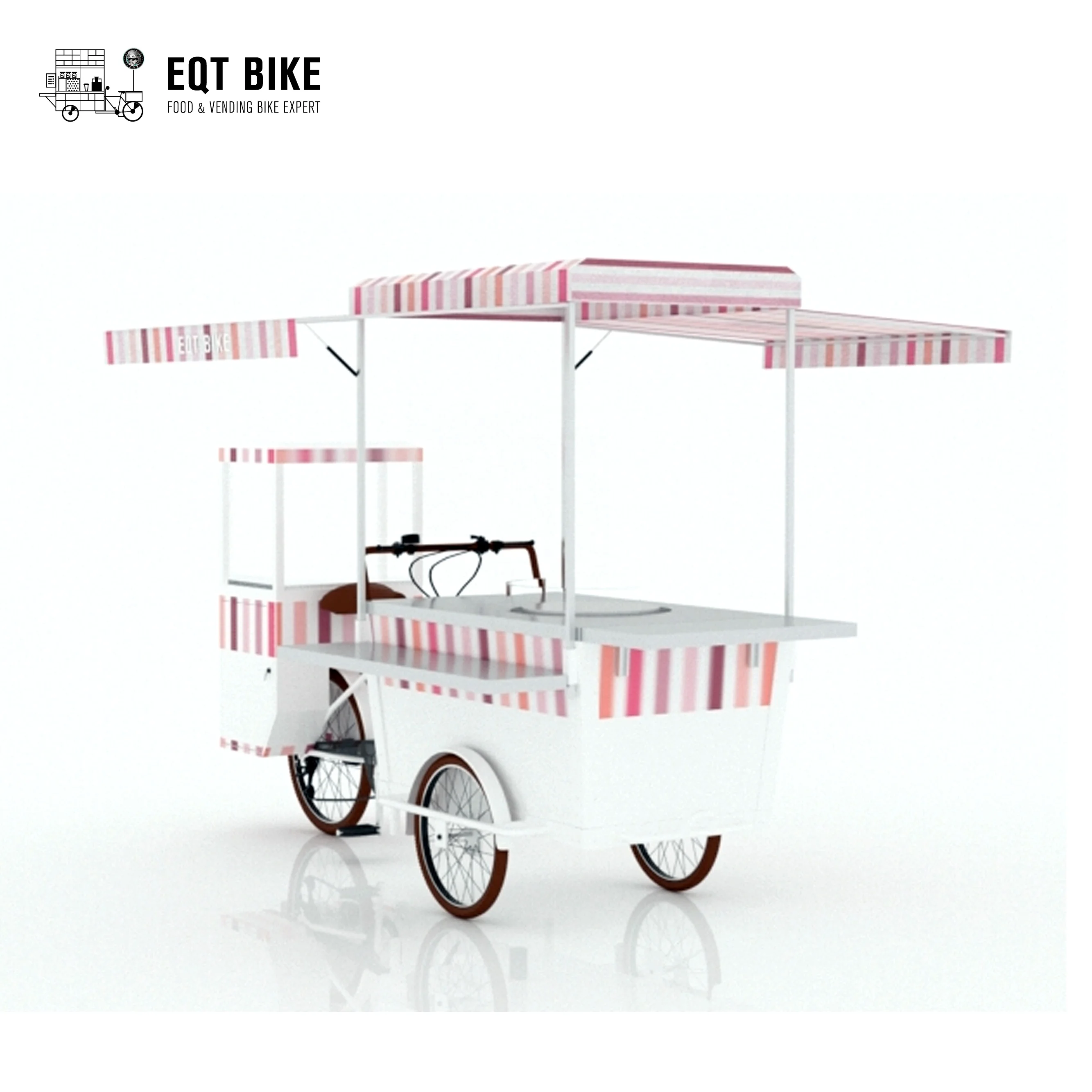 Mobile Fast Food Bike Front Load Snack Tricycle for Christmas Customized Cheap Classic Mini Bikes For Sale