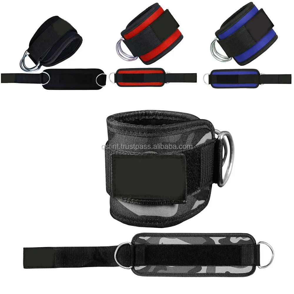 Gym Weight lifting ankle straps Adjustable Ankle Pulling Straps for men and women