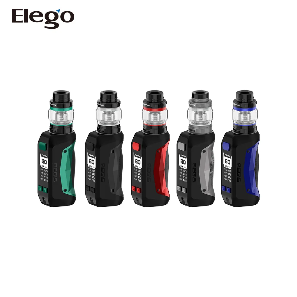 2018 Набор для вейпа Geekvape Aegis Mini 80 Вт с емкостью Cerberus 2200 мАч от Elego