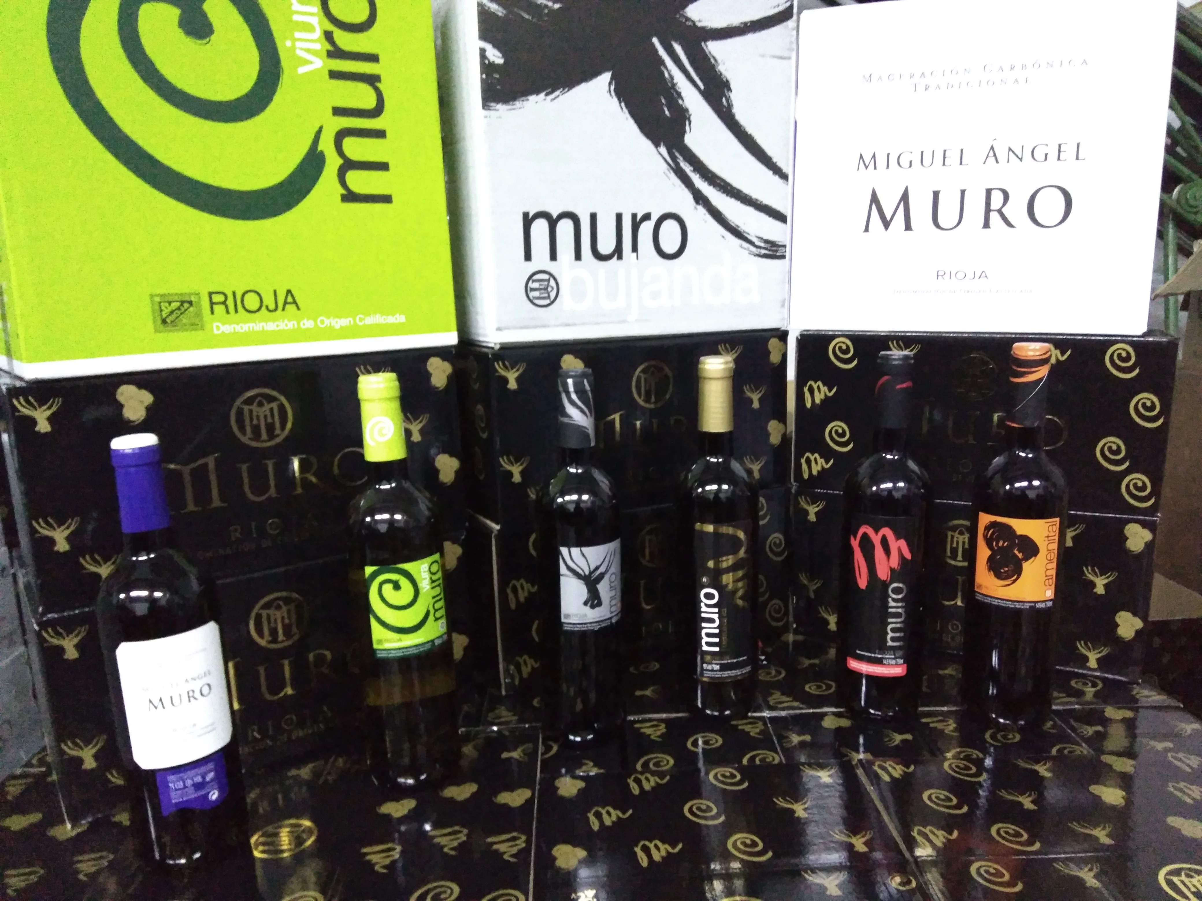 
Spanish Doc Rioja white hight quality wine Muro 13% 