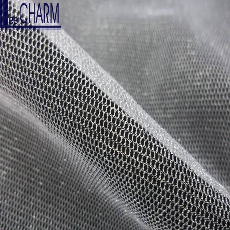 LCSH511W 30D 34gsm High Quality Nylon Tulle Fabric Mesh