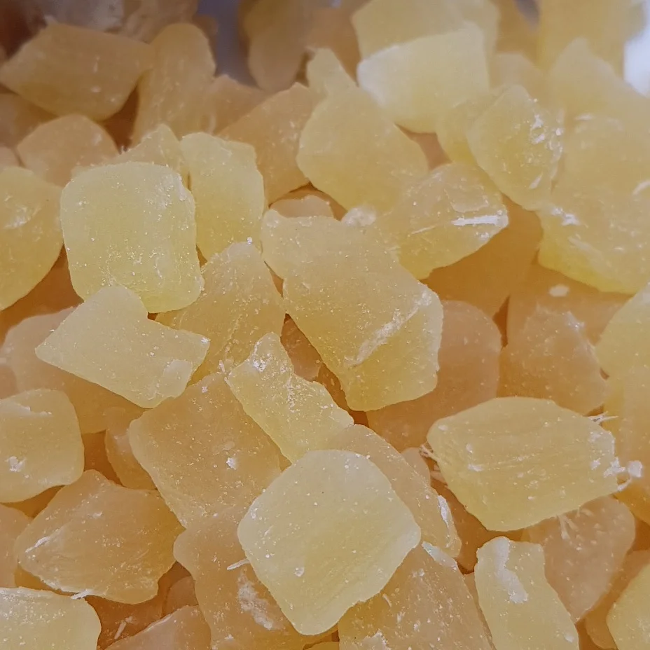 
low sugar Dried dehydrated ginger dices 8-10mm from thailand 