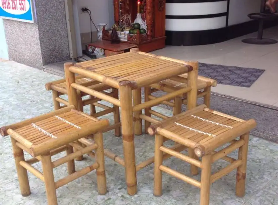 Bamboo Craft HIGH QUALITY BAMBOO CHAIR/ BAMBOO TABLE / BAMBOO BABY CHAIR  WITH CHEAPEST PRICE FROM VIETNAM