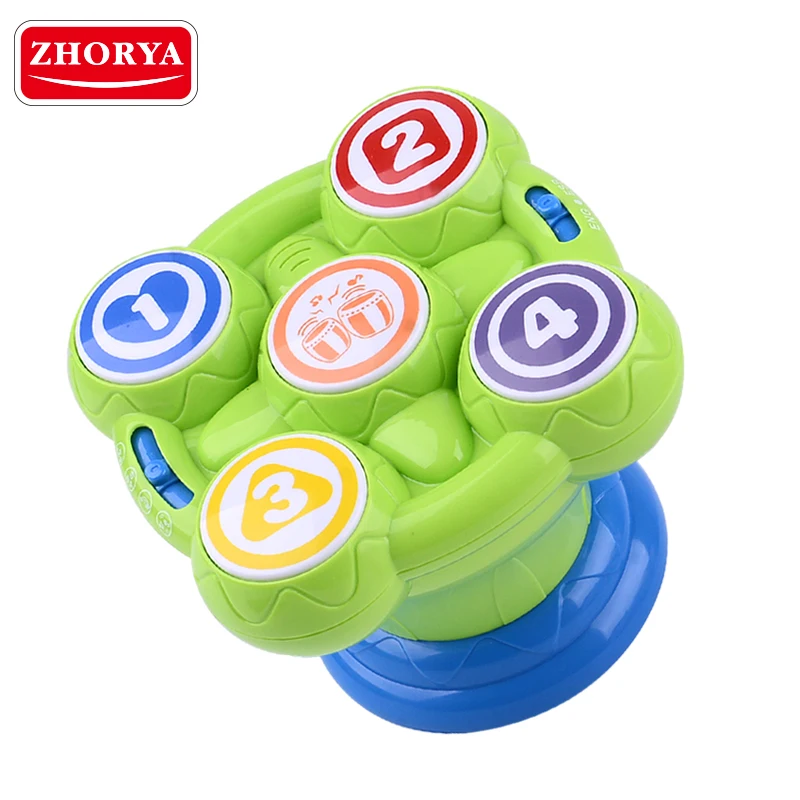 Zhorya Электрический Ручной инструмент барабан Мини Музыкальный барабан игрушки