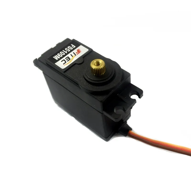 china servo motor suppliers FS5109R 360 degree 10k gcar clutch servo rc car steering servo