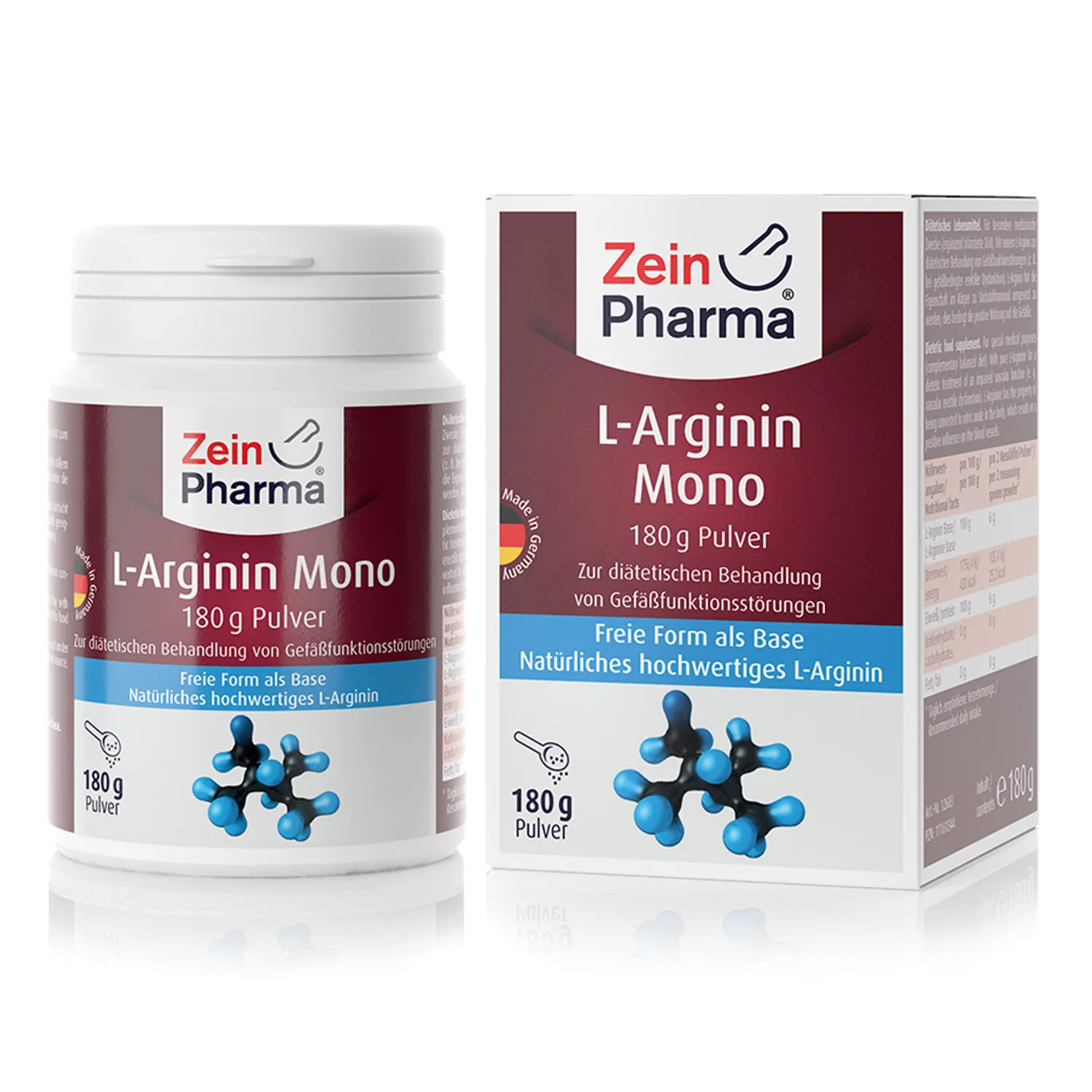 L-Arginine Powder For Mens Health Made in Germany Custom Private Label High Quality ZeinPharma Supplements Providing Energy