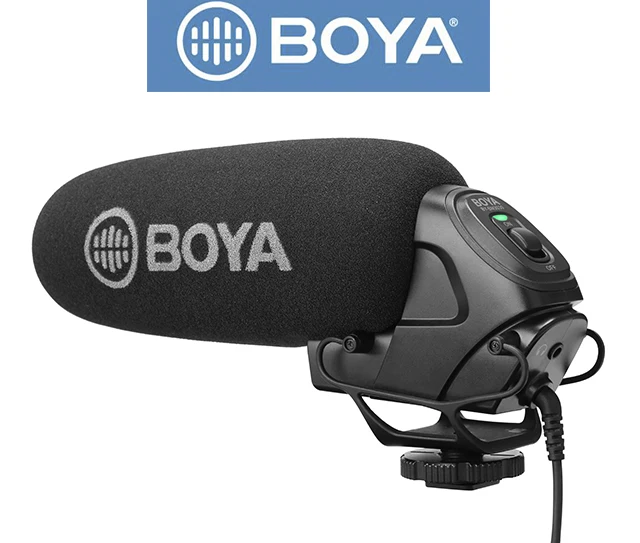 BOYA BY-BM3030 Supercardioid On-Camera Shotgun Microphone for DSLRs, camcorders, audio recorders