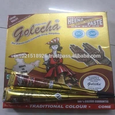 Dark Maroon Henna Mehndi Cones