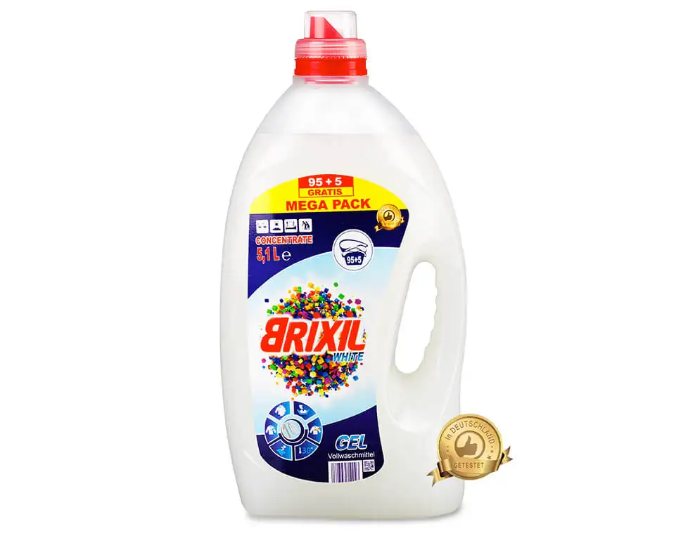  Белый моющий гель BRIXIL стиральный