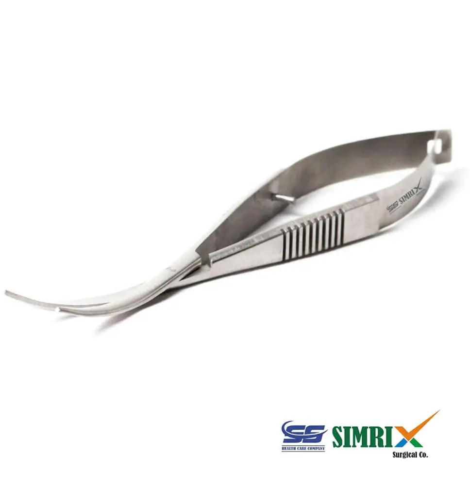 
Pro spring action scissors for Aquascaping straight or curved blades 155mm, SIMRIX 