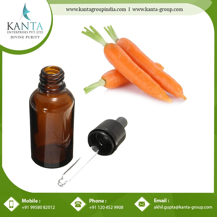 Organic Carrot Seed Oil with Antifungal and Antibacterial properties might help with skin infections from Indian Supplier