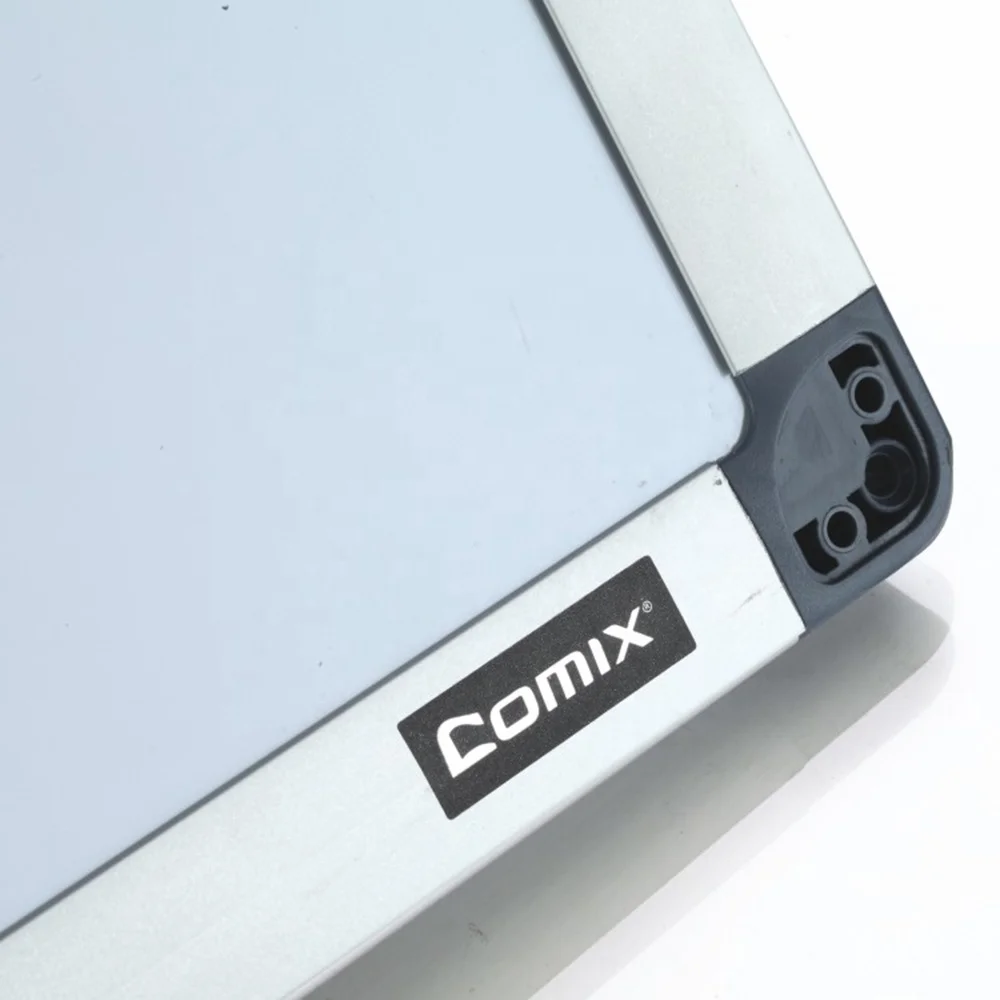 Comix Aluminum Frame Dry Erase Surface Magnetic Whiteboard with Marker Tray
