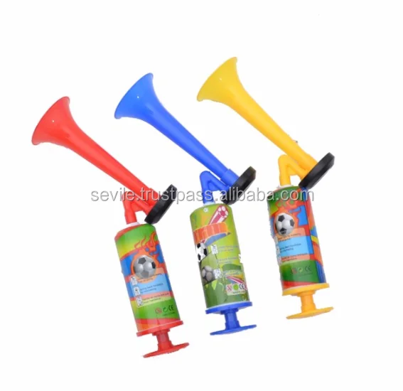 
World Cup Hot Selling Football Fans Cheering Air Horn, Colorful Funny Air Horn 