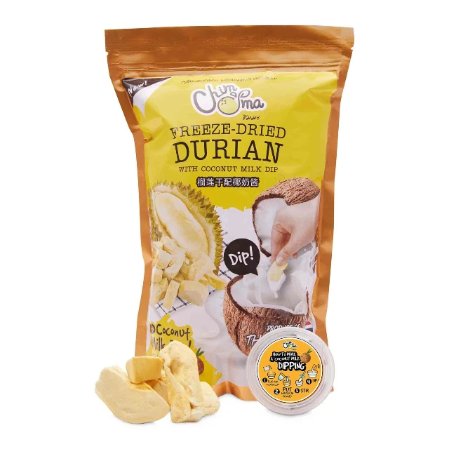 Замороженный сушеный дуриан с кокосовым молоком