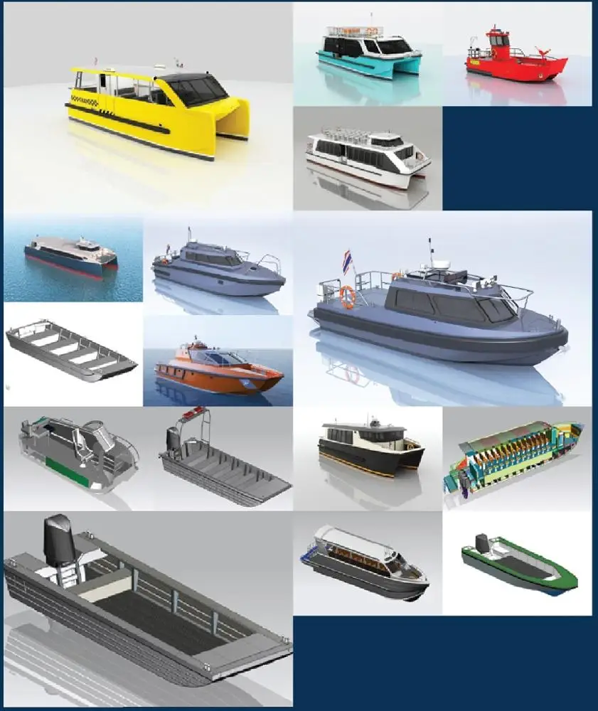 6m (22ft) small passenger boat transfer boats Tourism Water Taxi Boat cheap with Propeller Aluminum flat hull