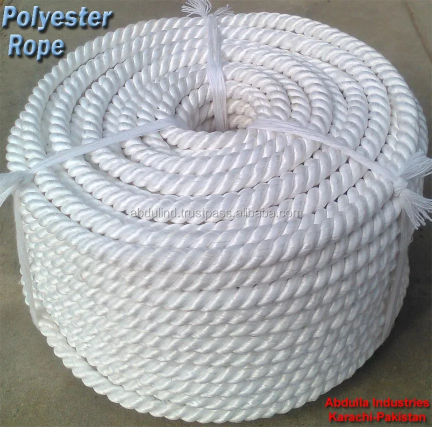 POLYESTER TWISTED ROPE -- Polyester Rope (UTILITY ROPE)