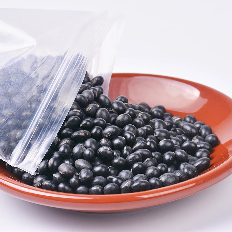 
7mm up Black Bean with Yellow / Green Kernel 