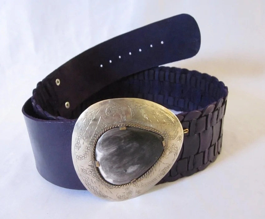 Unique Beautiful Leather Horn Belt
