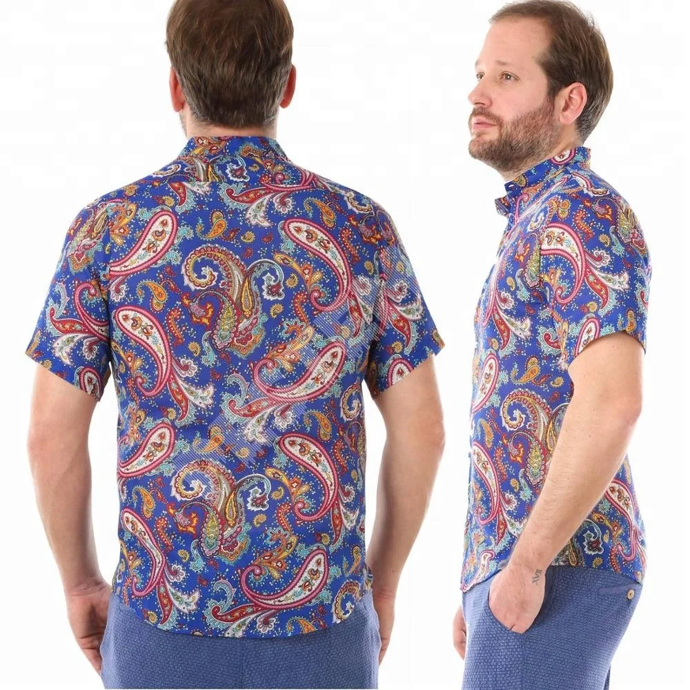 Saks Blue Colored Wholesale Jacquard Nice Shirts for Men with Custom Packing Private Label Service and Fast Shipping %100 Cotton