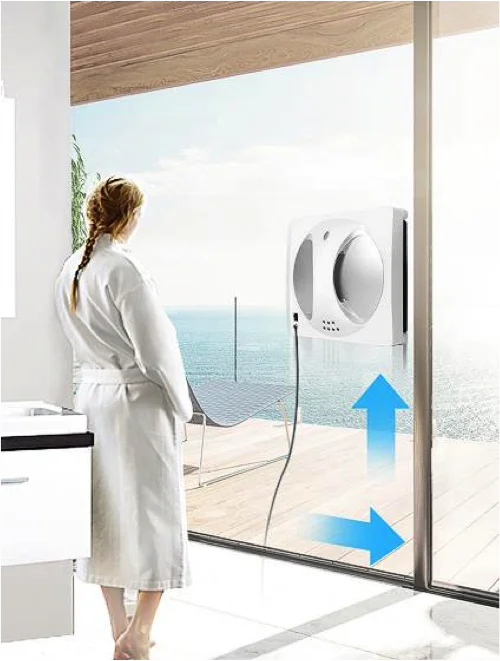 
Anti-drop magnetic robot window cleaner with remote Control window cleaning robot electric vacuum cleaner 