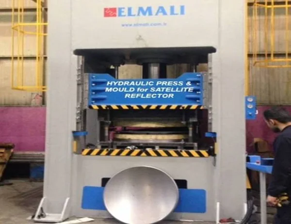 Dish End Press for Satellite Reflector