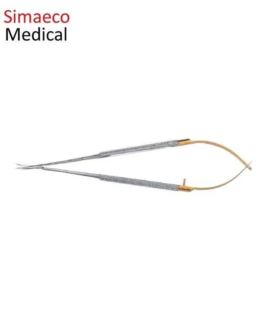 CASTROVIEJO TC MICRO scissor Curved 18cm