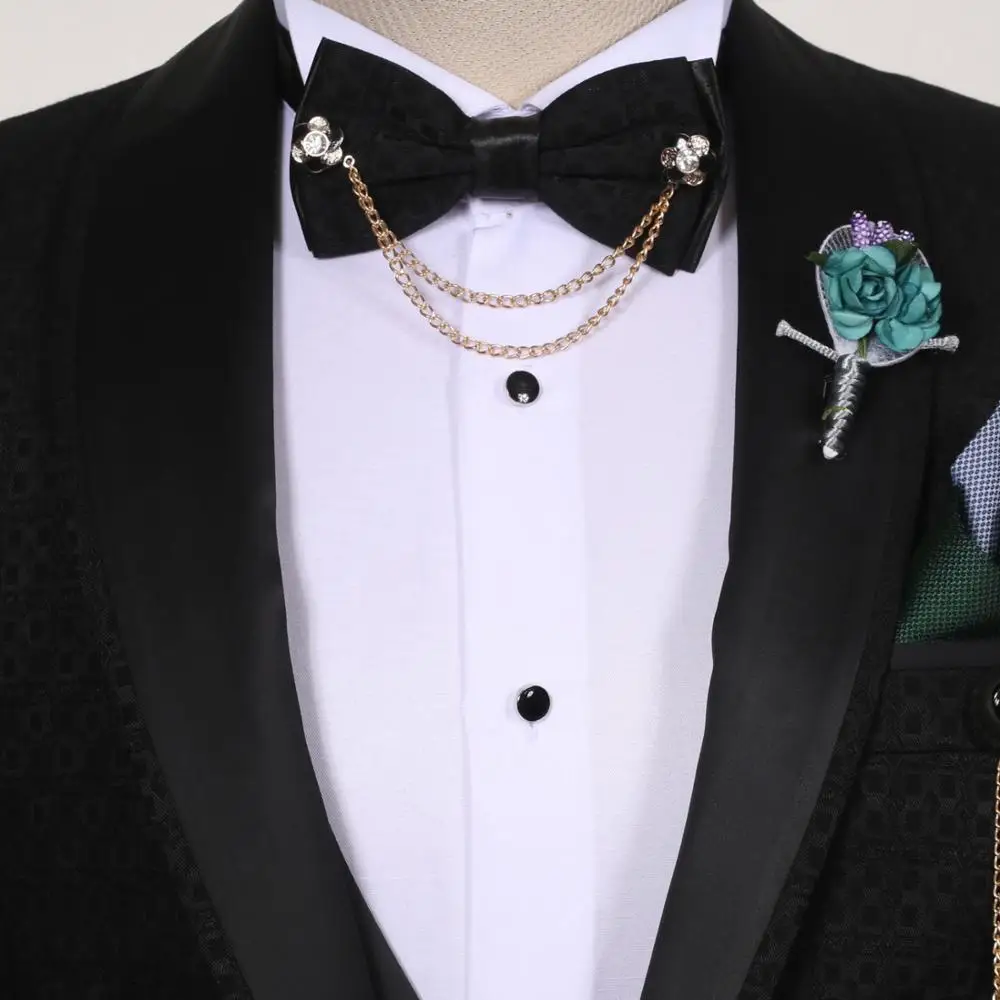 
Latest Design Coats Pants Turkish Men Wedding Business Suits 