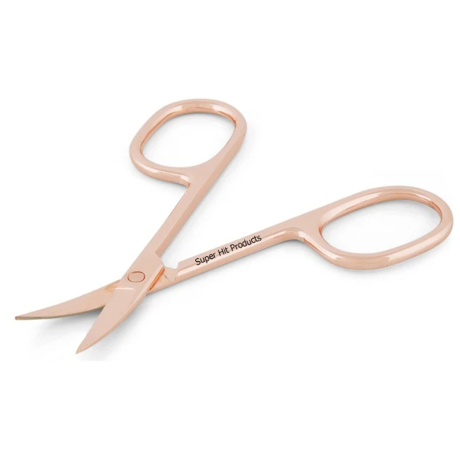 Ножницы для ногтей розовое золото