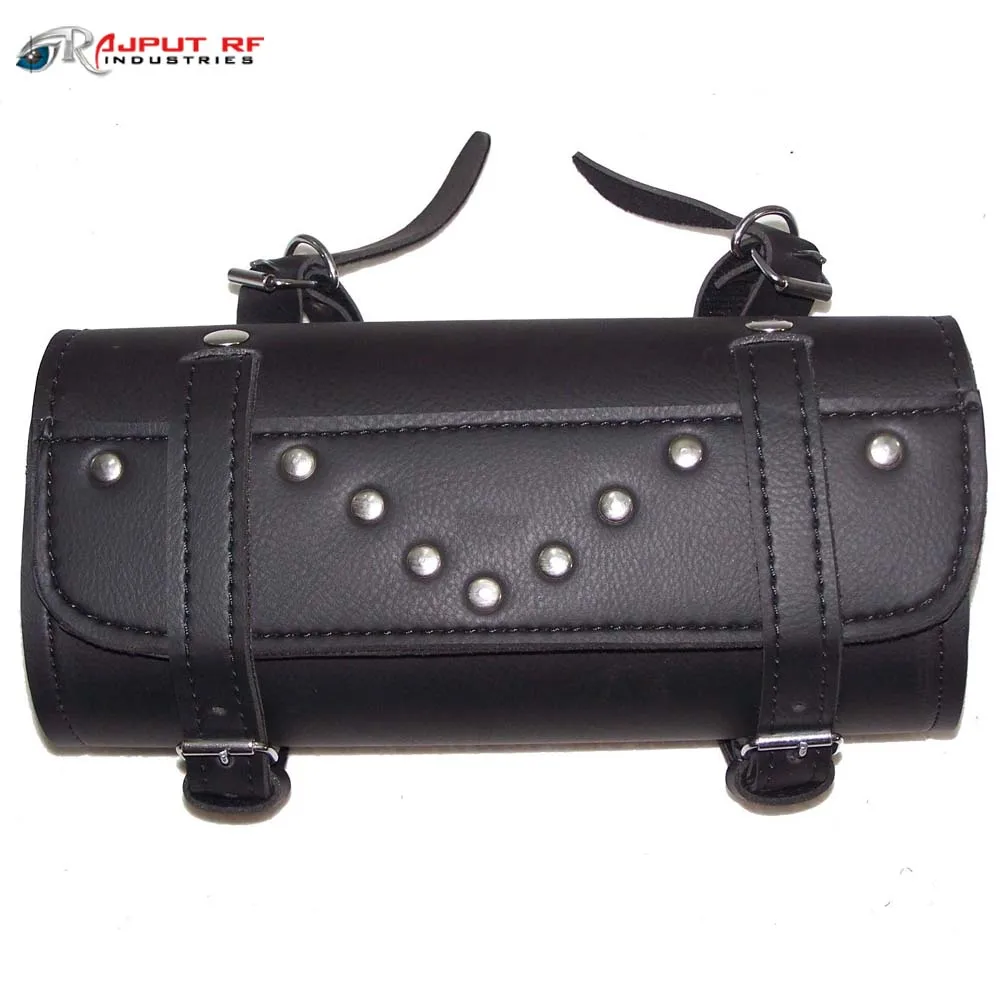 Leather bike Tool Bag - Motor bike sissy bar tool bag