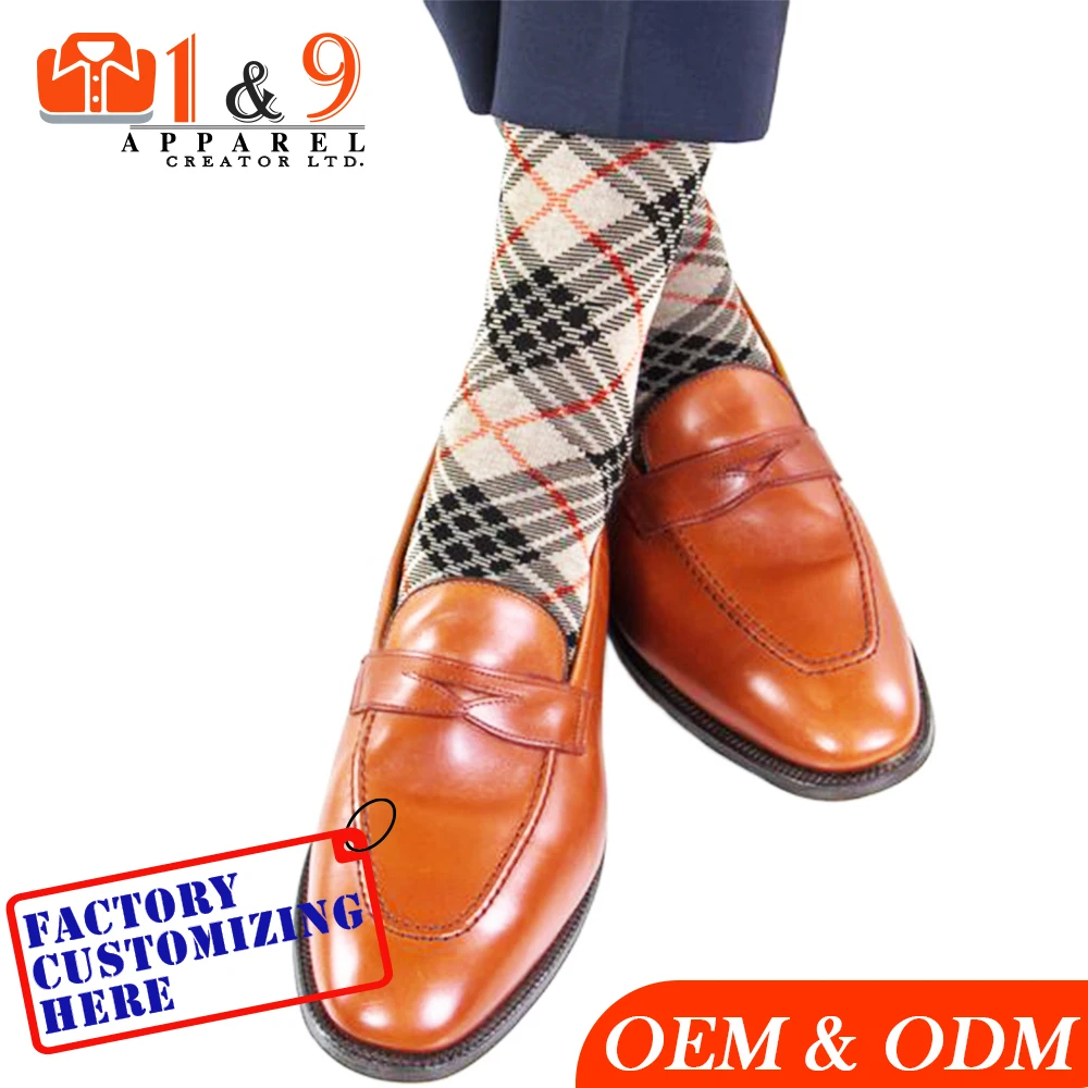Made in Bangladesh Factory Custom mens dress socks boot hiking socks