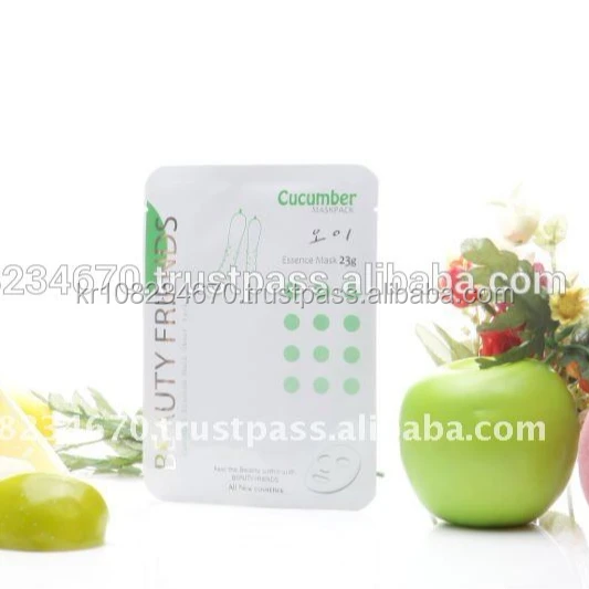 Beauty friends Cucumber facial mask sheet, skin care, anti aging, Korean cosmetics