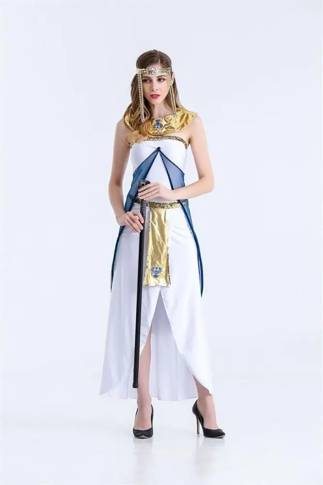 Masked Ball Party Deluxe Cleopatra Sexy Women Greek God Costume