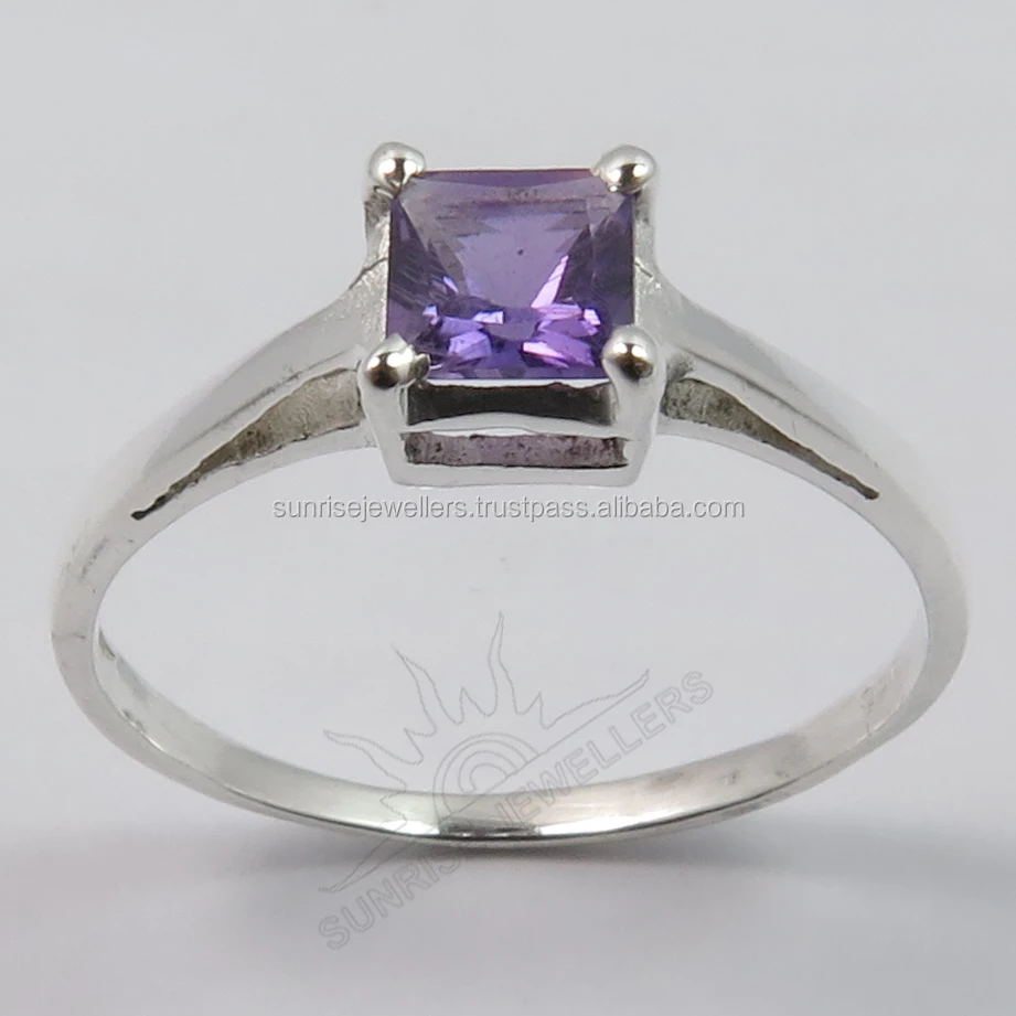 Lovely Choose Any Sizes Rings 925 Sterling Silver AMETHYST BLUE TOPAZ PERIDOT SMOKY QUARTZ CITRINE CARNELIAN & GARNET Gems