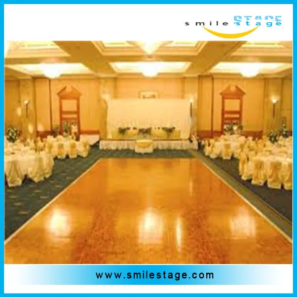 wood light up portable high quality dance floor
