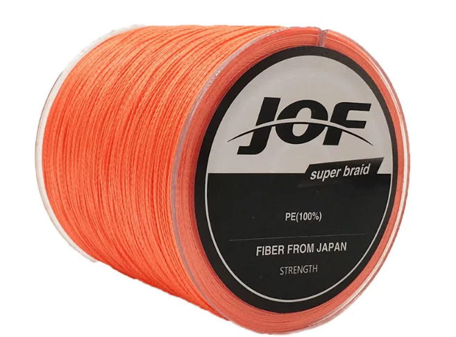 grey colour PE fishing line with 4 wovens
