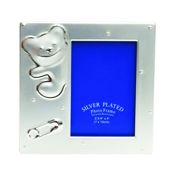 
Newest home picture frame iron silver photo frame kids new metal photo frame 