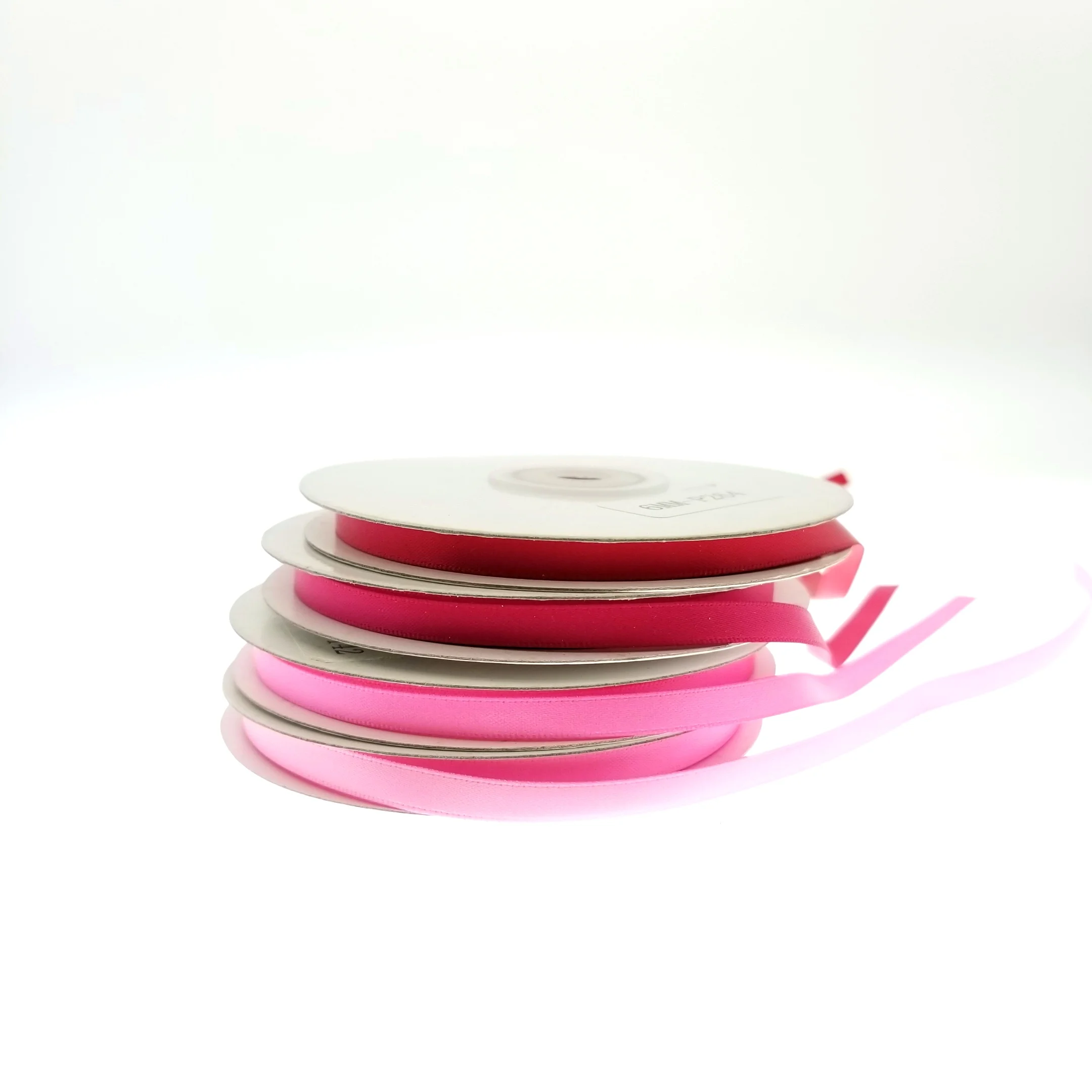 Manufacture 5 mm solid color polyester single/double face satin ribbon ribbon trimmings