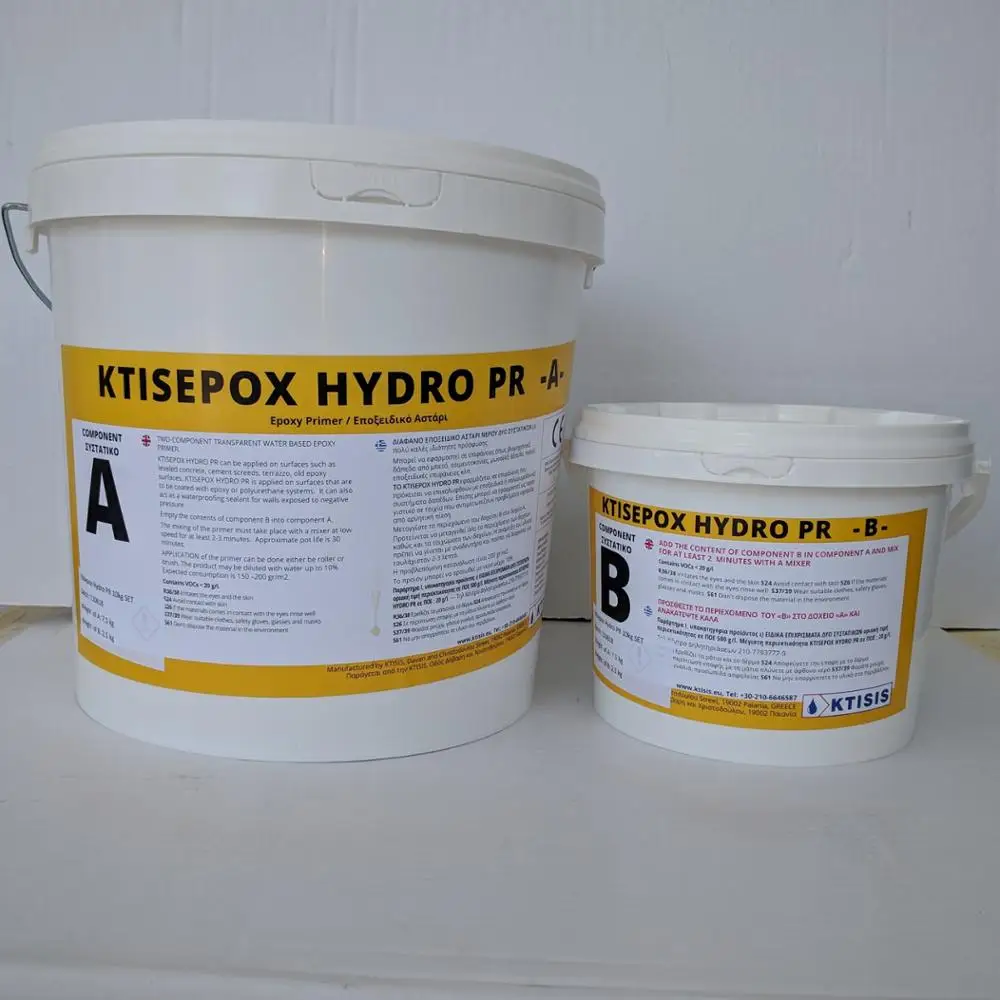 Water based Epoxy Primer - used for the preparation of flooring and waterproofing