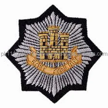 Royal Regiment Fusiliers blazer badge/bulion wire forces Badge/Bulion pocket crest